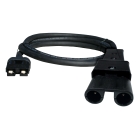 Yamaha Mac 2-Pin Charge Cable Assembly for Pro Charging Systems Eagle Series battery chargers.