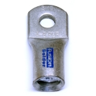 Fusion Solder Lug Connector, 1 & 2 AWG, 1/4", 5/16", 3/8", 1/2" Hole/Stud. Heavy Wall, Solder and Flux Preloaded. Made in USA.