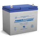 Power Sonic 12 Volt 55 Ah Group Size 22NF Battery, PS-12550