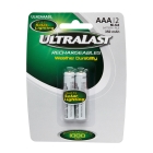 Ultralast ULN2AAASL Rechargeable AAA NiCD Batteries, 2 Pack