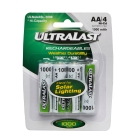 Ultralast ULN4AASL-1000 Rechargeable AA NiCD Batteries, 4 Pack