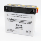 51814 Power Sports Battery, with Acid