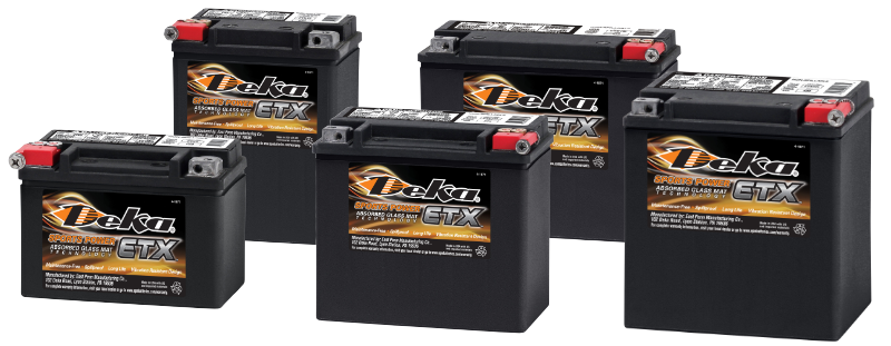 Deka Sports Power ETX Power Sports AGM Batteries